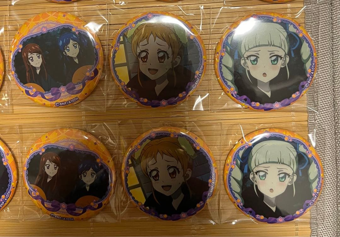 イオン限定 アイカツ チョサブレ A B 缶バッジフルコンプ　24個セット