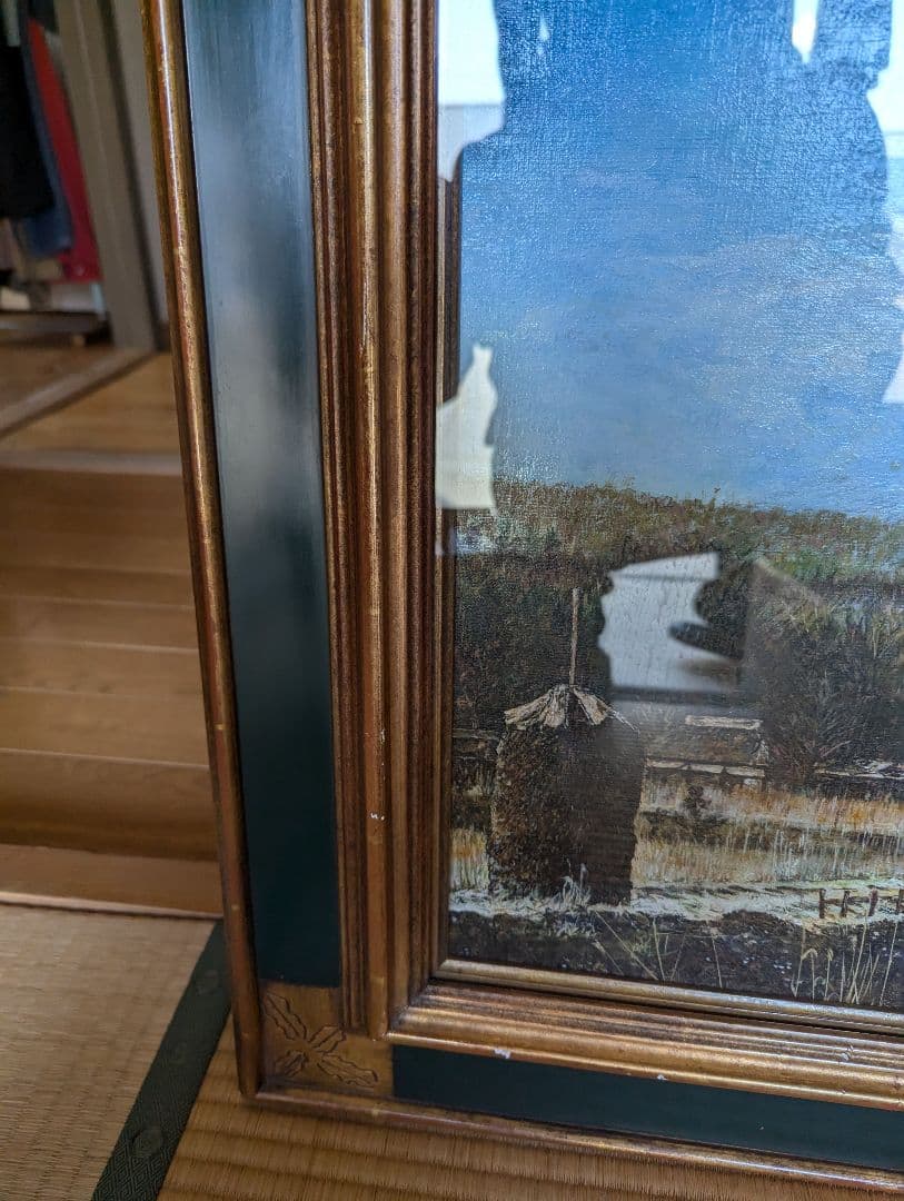 富士山の風景 油彩画【作品：西田義貞】