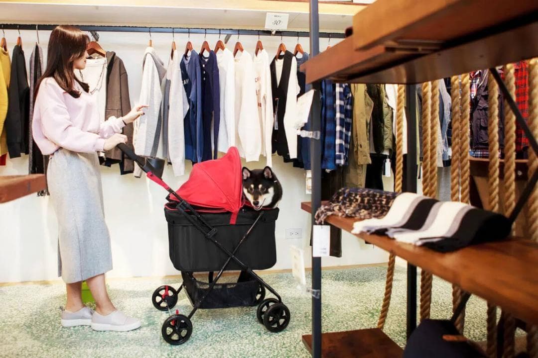 Ibiyaya　ペット用カート　ストローラー　FS1617-G　【平行輸入品】