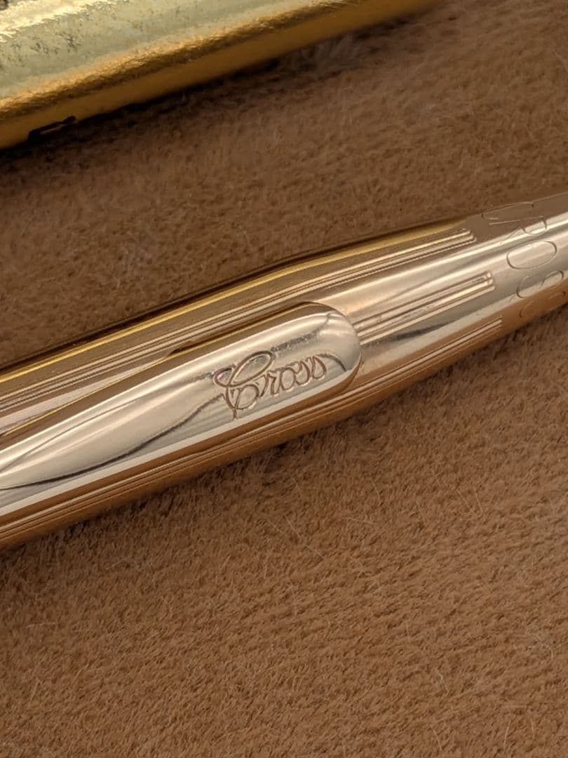 【極美品・付属品】CROSS 14KT 旧ロゴ ボールペン②17