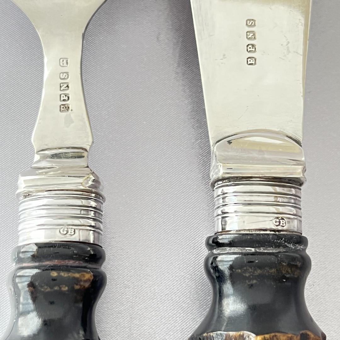 【Copper Brothers】【純銀継手】アントラーハンドルのサーバーセット