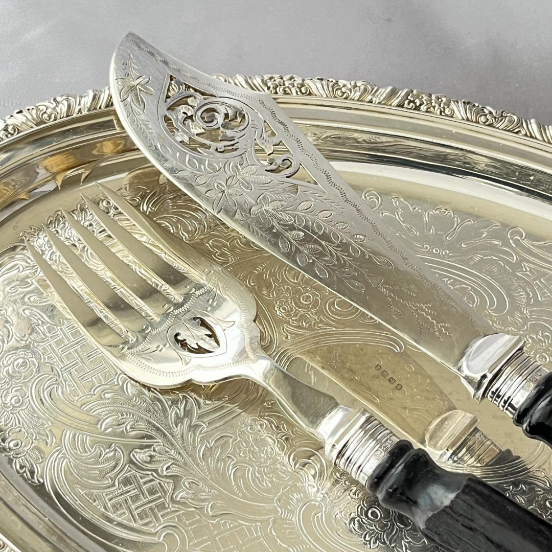 【Copper Brothers】【純銀継手】アントラーハンドルのサーバーセット