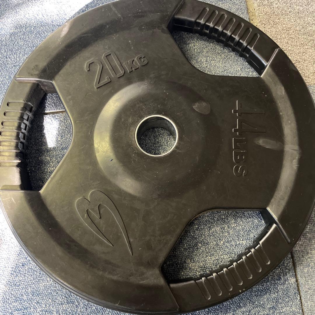 20kg ダンベルプレート ハンドル付き１枚