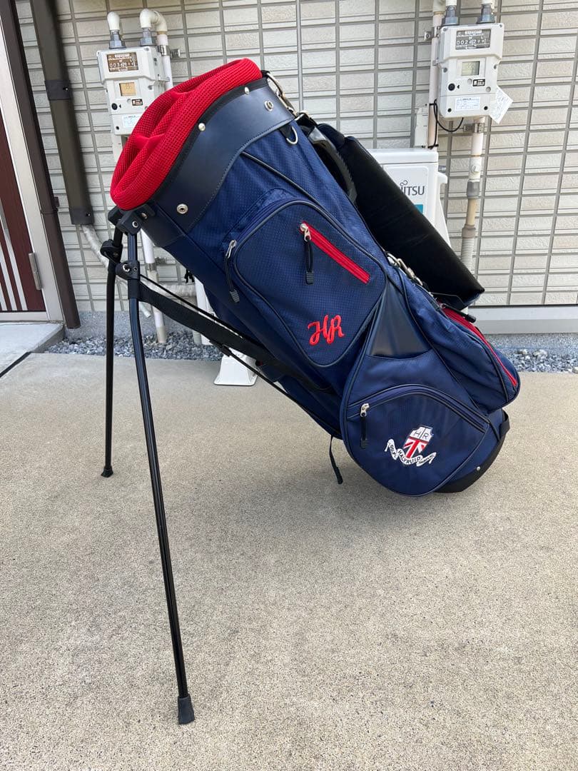 HALYRUID　スタンド式キャディーバック　ネイビー