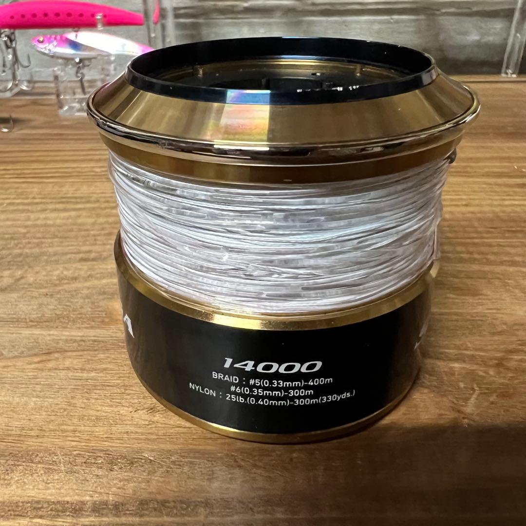 20ソルティガ 14000スプール SLP ネイビー