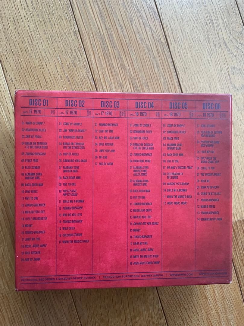 ドアーズ LIVE IN NEW YORK CD