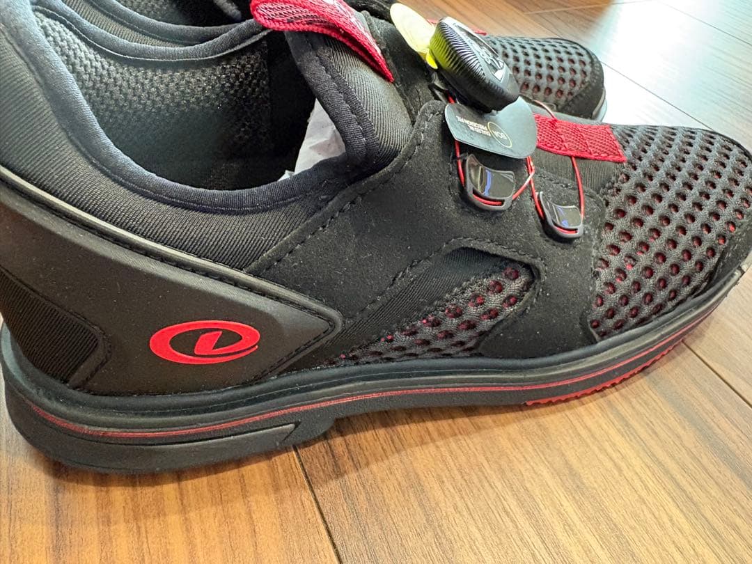 【新品未使用・箱有】Dexter メンズ ボーリングシューズ 黒 赤 23.5