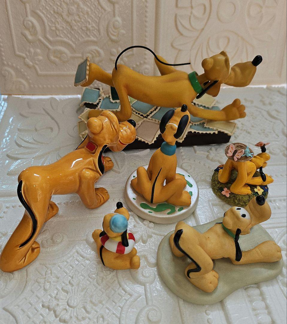 希少 ディズニーリゾート プルートヴィンテージ フィギュア まとめ売り