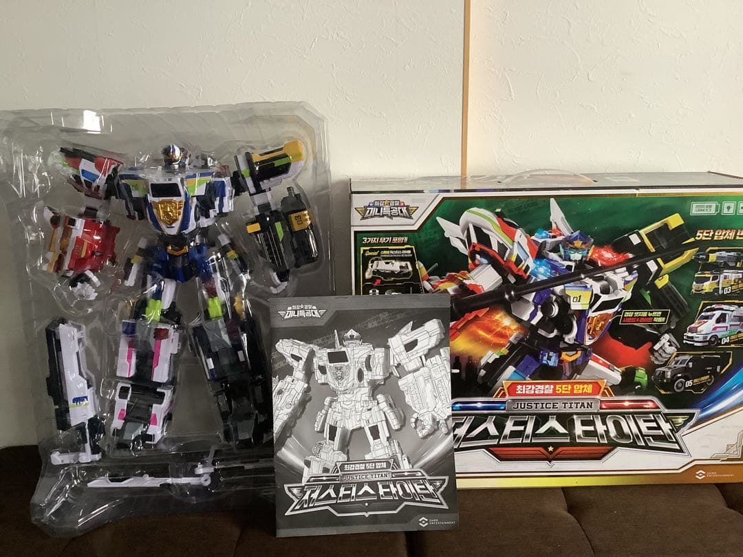 ミニフォース　ジャスティスタイタンとキャプテンコマンダーセット