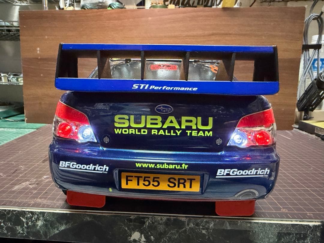 タミヤ　1/10RC スバル インプレッサ WRC モンテカルロ'07 ボディー