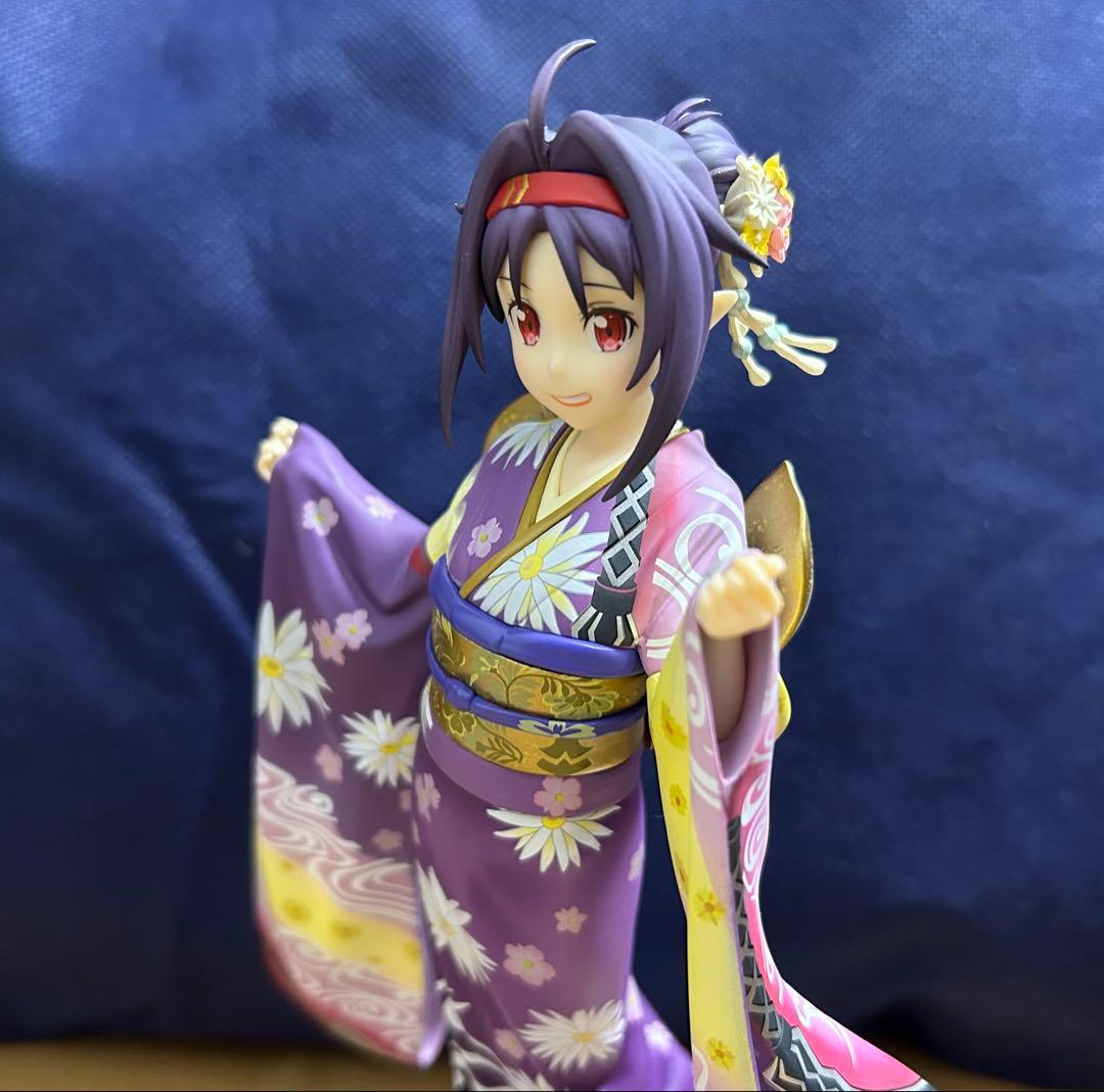 ソードアート・オンライン アスナ ユウキ 京友禅フィギュアセット SAO 特典付