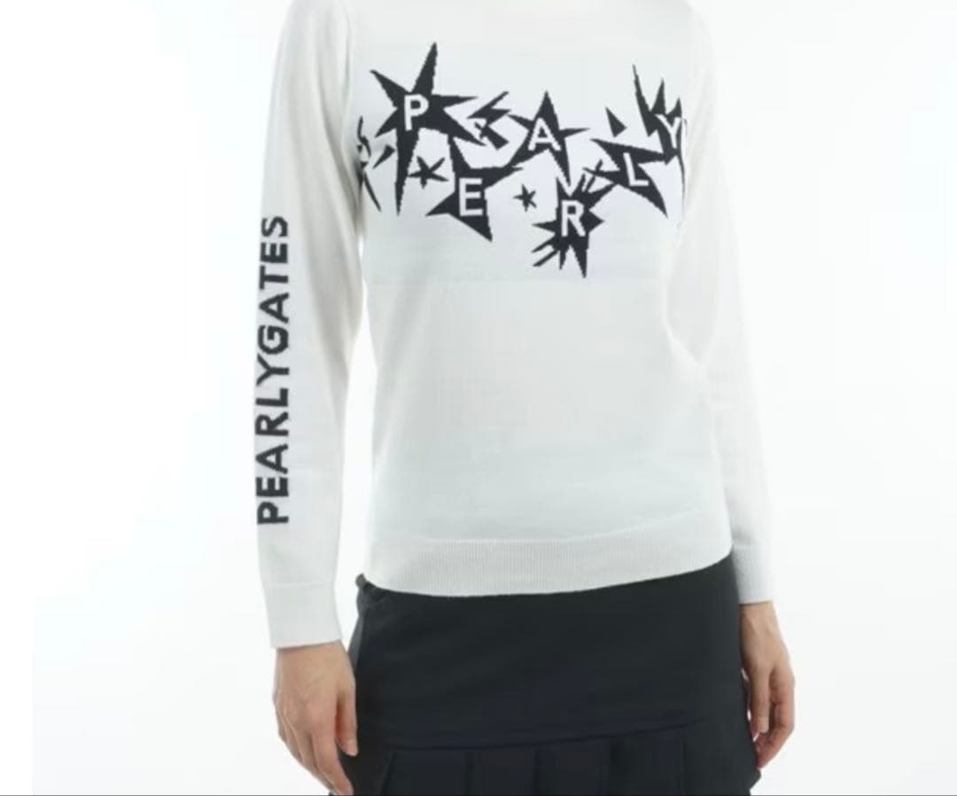 PEARLY GATES ポリエステルヤーン素材セーター