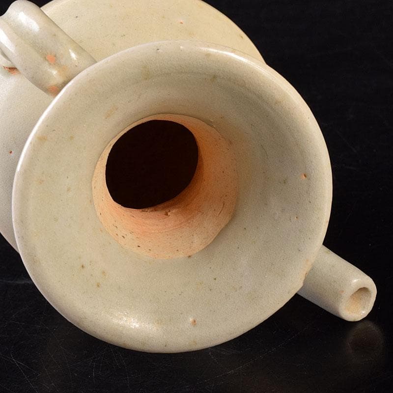 朝鮮美術　李朝　高麗白磁　水注瓶　V　R7909