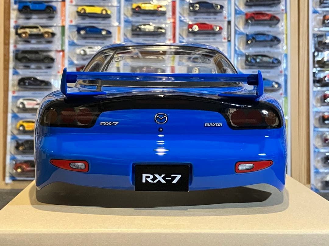 タミヤ ラジコン マツダRX-7 塗装済 スペアボディ ブリリアントブルー