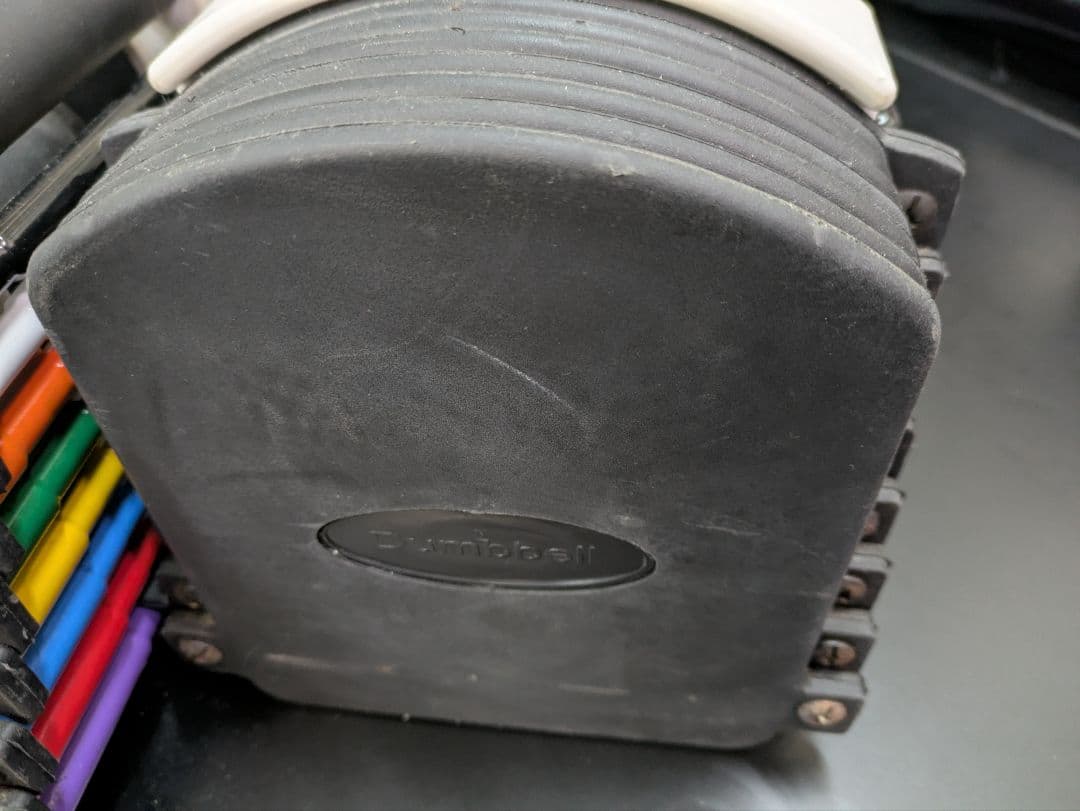 パワーブロックタイプ　可変式ダンベル　50ポンド2個　【手渡し限定】中古品