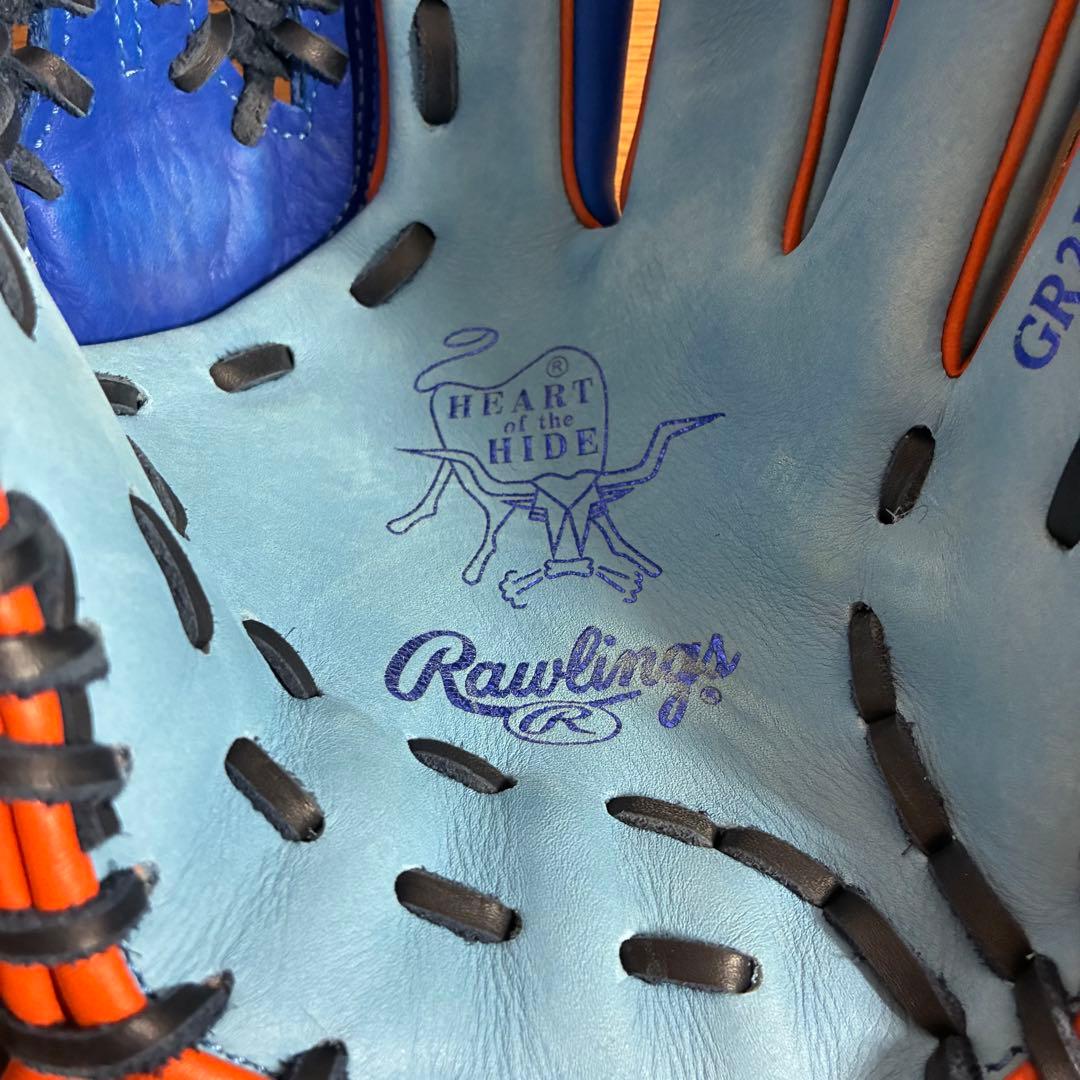 ローリングス HOH 一般軟式 グローブ グラブ 内野用 スマイル柄 美品