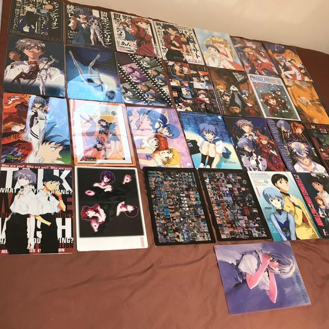 新世紀エヴァンゲリオン　未使用品　下敷き【約26cm×約19cm】セット　29枚