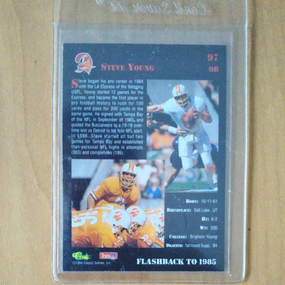 スティーブ・ヤング（アメフトNFLタンパベイ・バッカニアーズQB時代）のカード