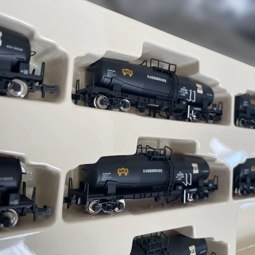 河合商会タキ35000JP-8ジェット燃料輸送用8両