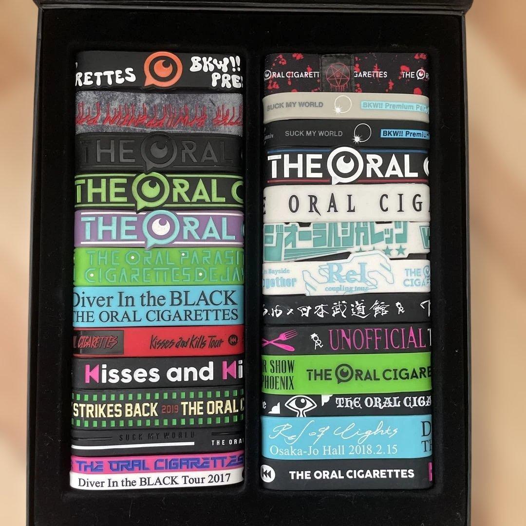 THE ORAL CIGARETTES ラバーバンドセット 25本 ※ケース付