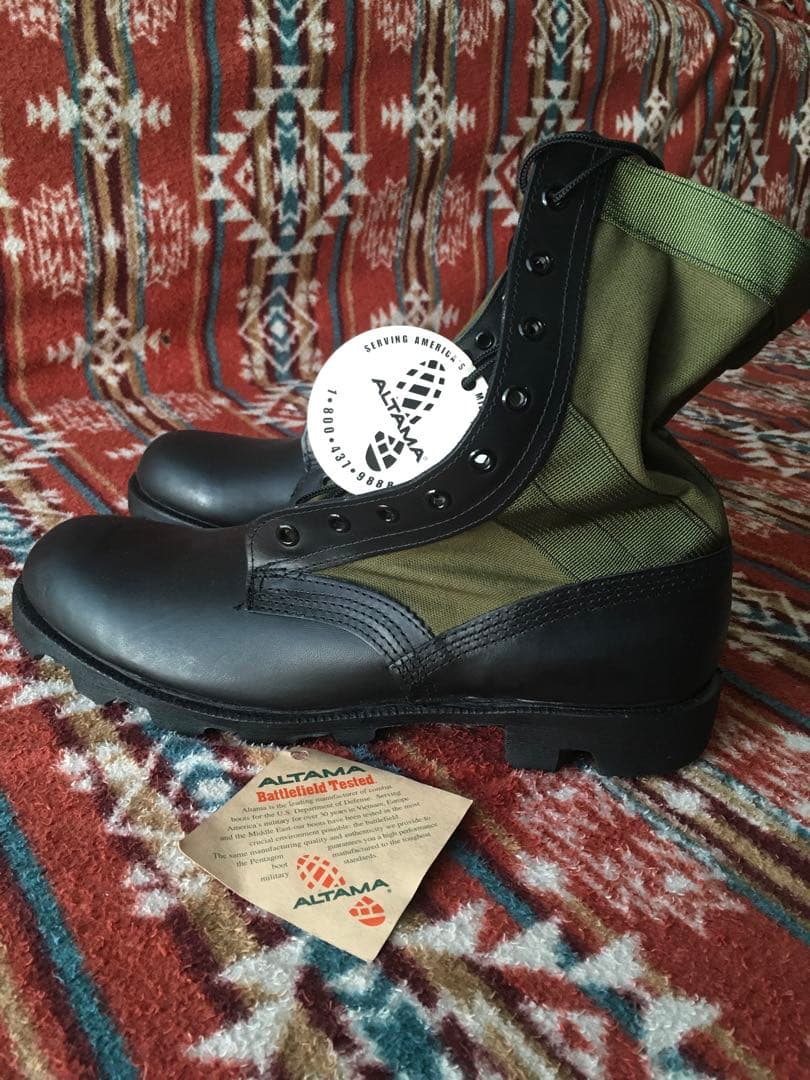 ALTAMA バトルフィールドブーツ オリーブドラブ/ブラック