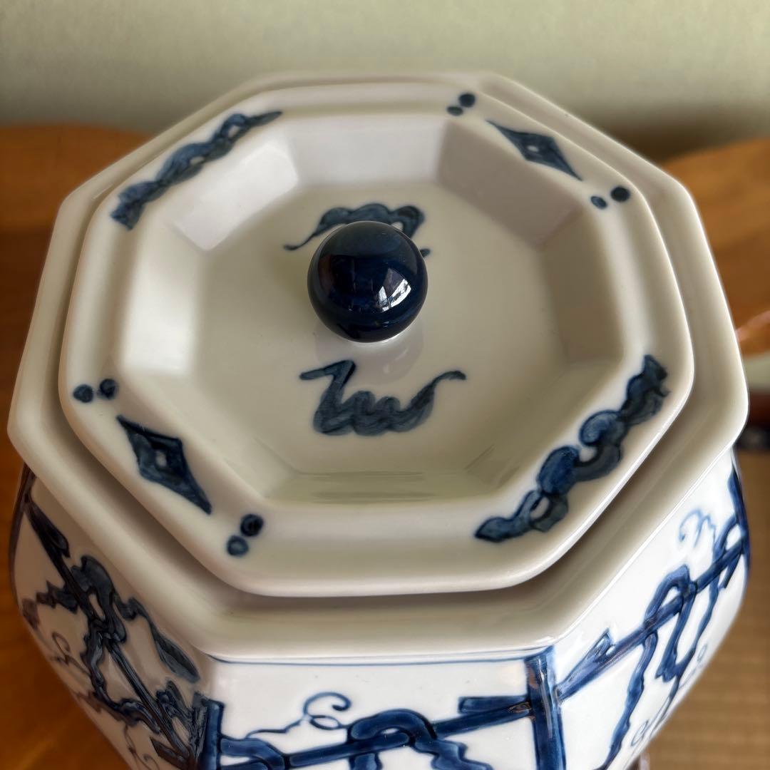 ぶどう棚 皆具 古染付型物 石崎英治作 寿ゞか焼 清宝窯 茶道具 共箱