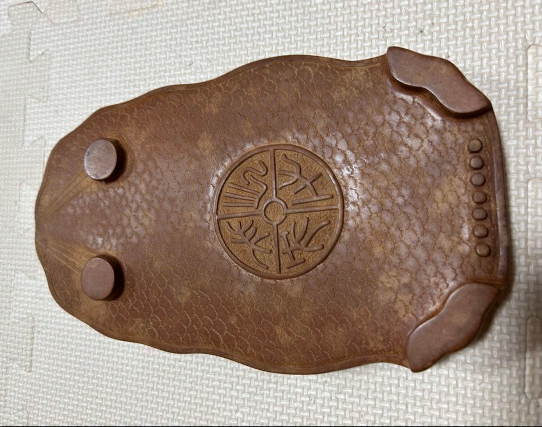 中国清時代 焼物硯　澄泥硯　陶硯