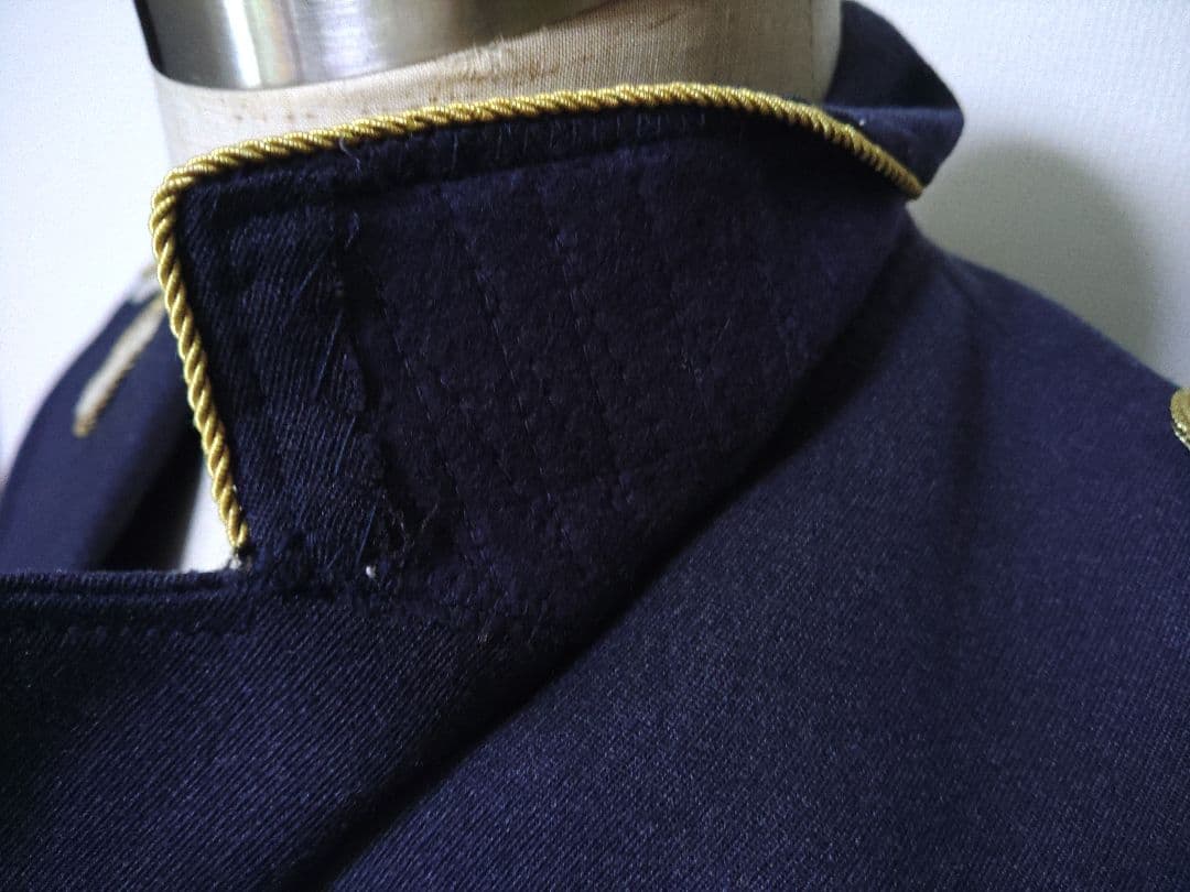 ブルーグレーミリタリージャケット