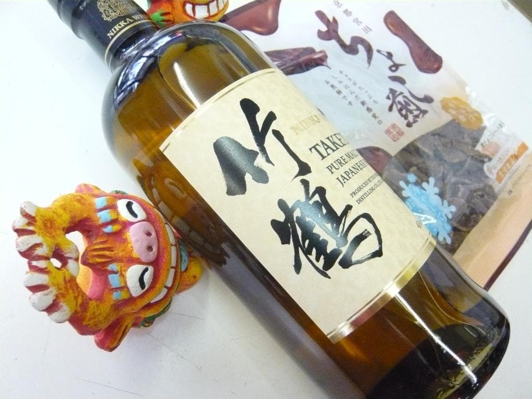 日本一王者のウイスキー　竹鶴ピュアモルト700ｍｌ１本！おまけは京都チョコ煎