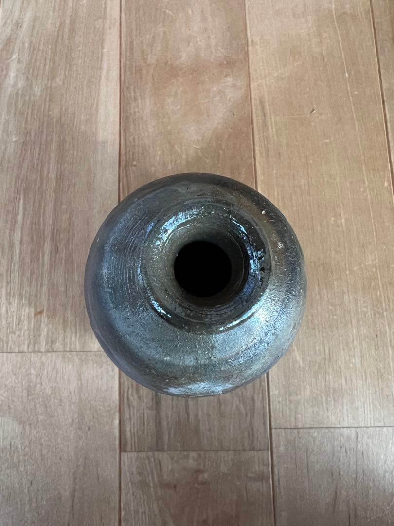 備前焼 徳田陶春 兼春 (陶印有)作 徳利 とっくり 共箱