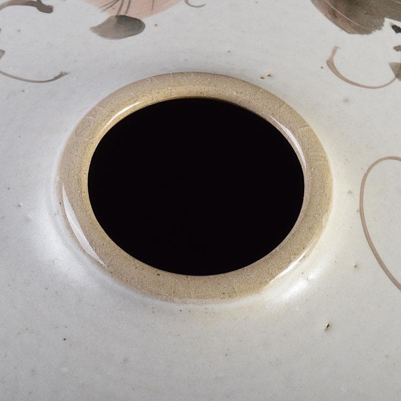 九谷焼　九谷　中村外志人（陶志人）作　色絵　葡萄文　花瓶　共箱　M　R8808B