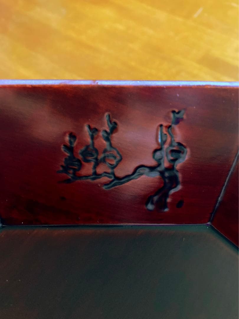 韓国伝統工芸品　螺鈿漆器　八角盛鉢　特許品　향자 ヒャンジャ　6段