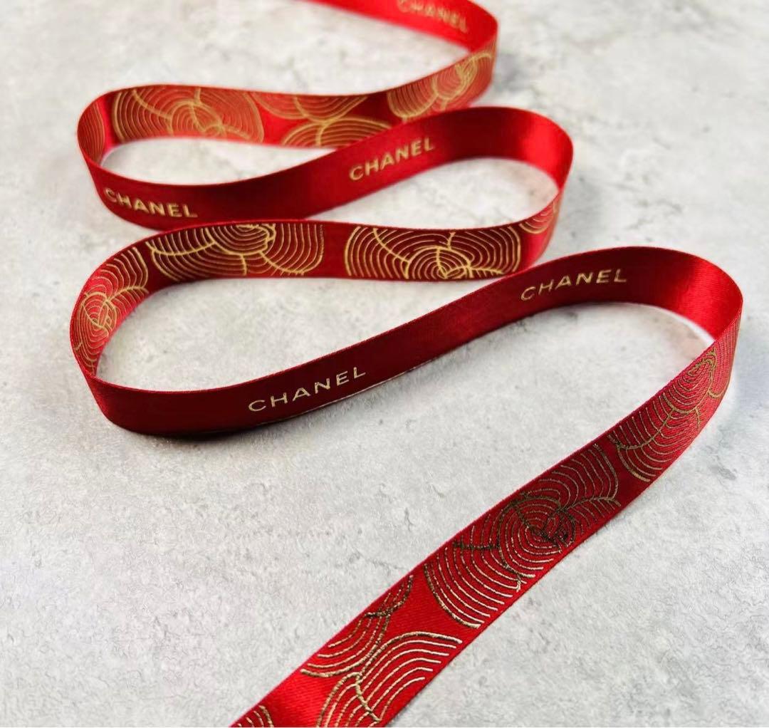 シャネル　ラッピングリボン　1ロール50メートル　2022ニューイヤ限定