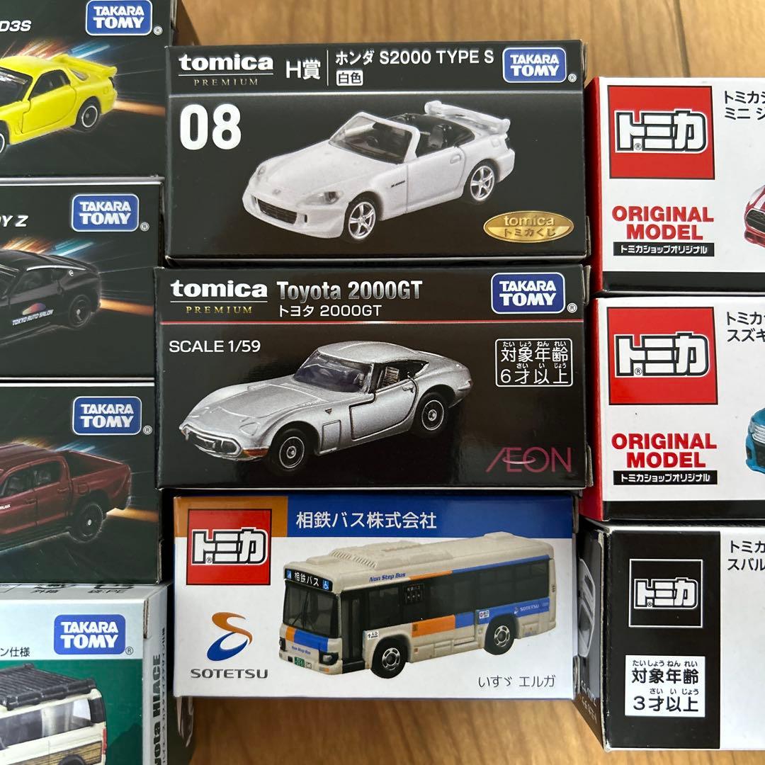 トミカ限定モデル　東京オートサロン、トミカくじ、相鉄バス、イオン限定