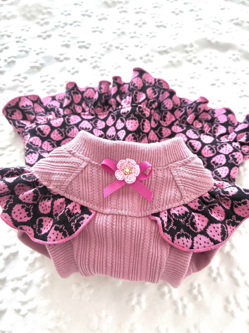 めるちゃん犬服ハンドメイドワンピース