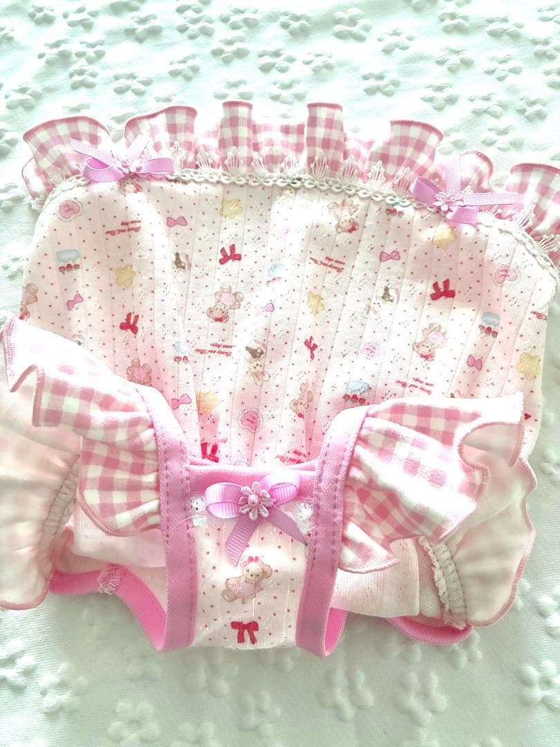 めるちゃん犬服ハンドメイドワンピース