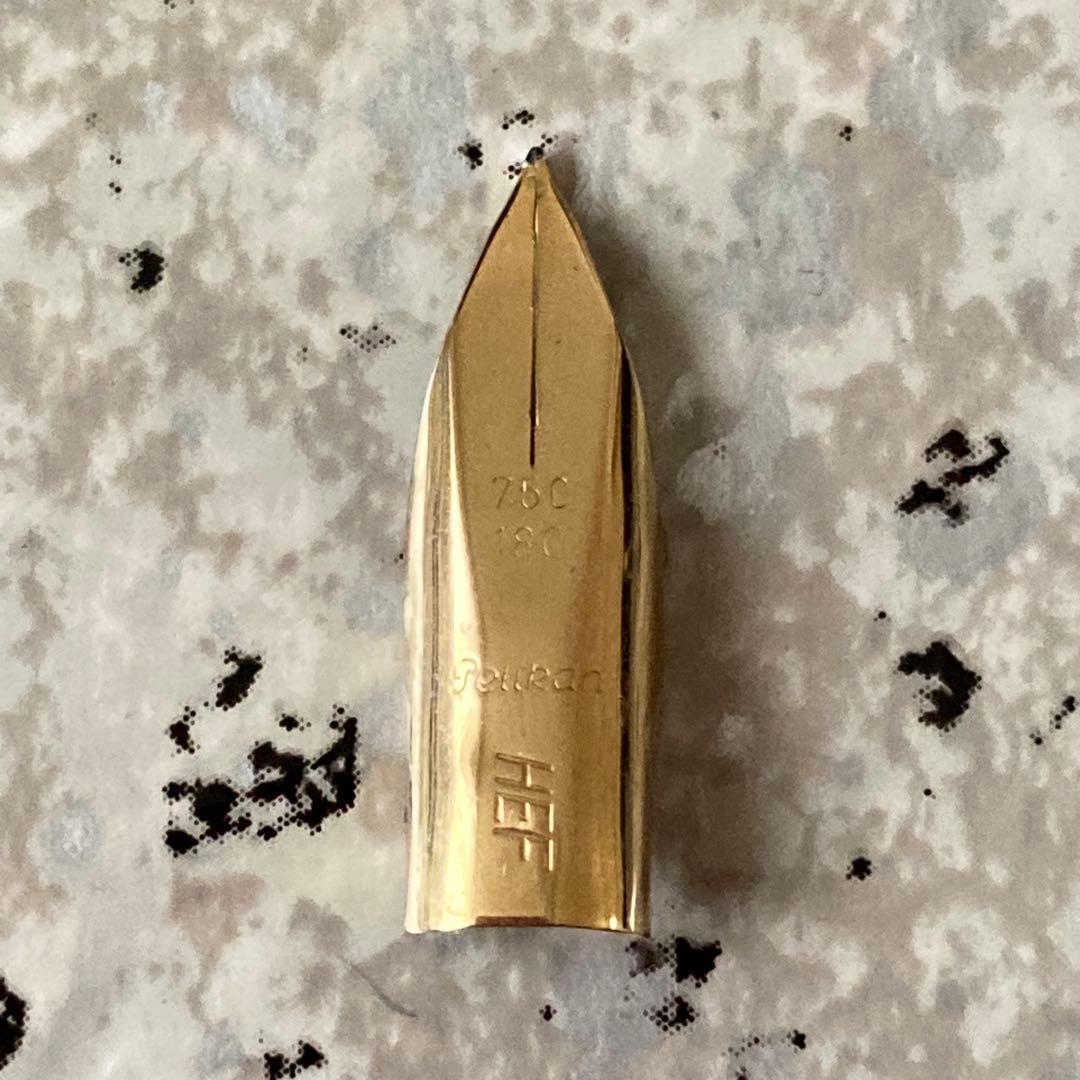 #113 洗浄済み 万年筆 Pelikan Roll Gold 18C 18k