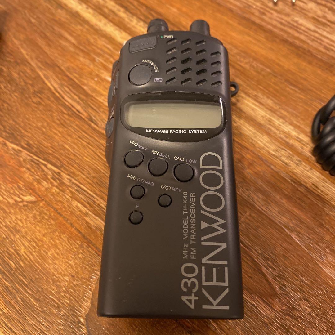KENWOOD トランシーバー 430MHz アマチュア　単三電池稼働