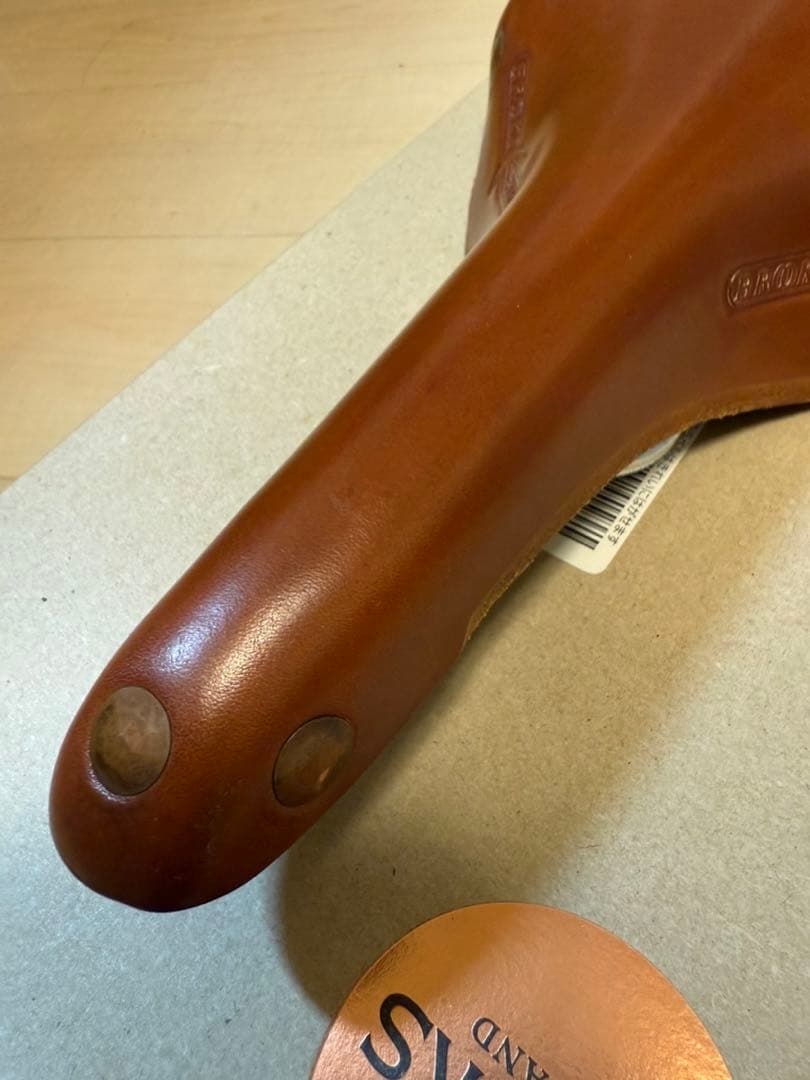 Brooks Swiftブラウンレザーサドル