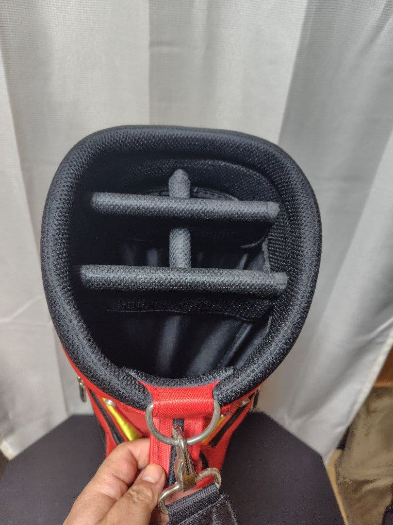 値下げ　clunk ゴルフバッグ 赤