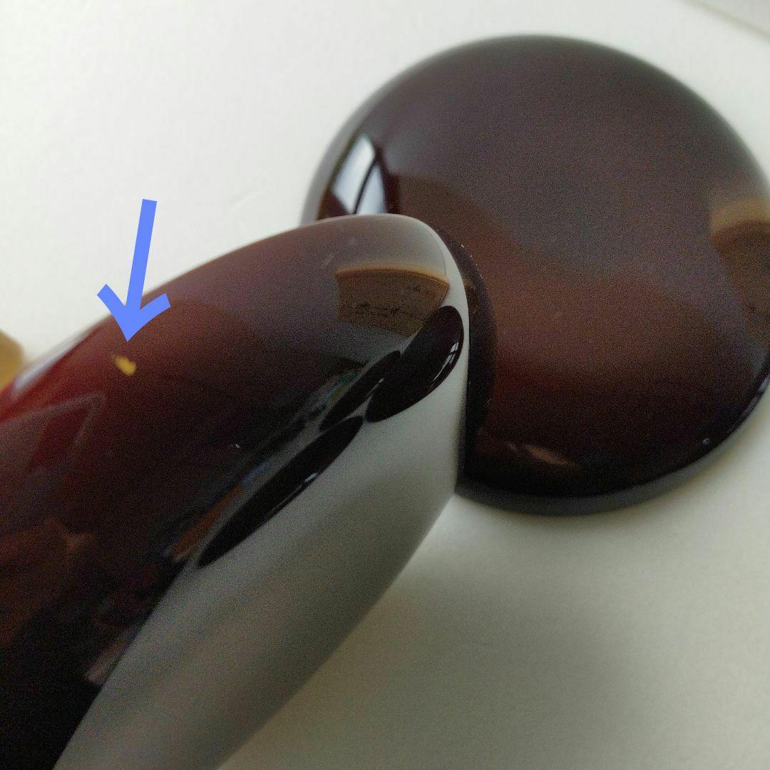 【未使用】漆　溜色　漆塗り　菓子皿　銘々皿　金箔　花柄　柄違い　５客　茶器