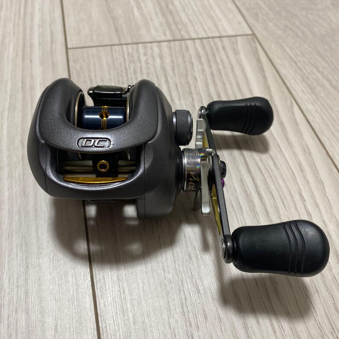 ネ*コ様 シマノ　08メタニウムDC ガンメタ　レフト　88軽量ハンドル　メタマ
