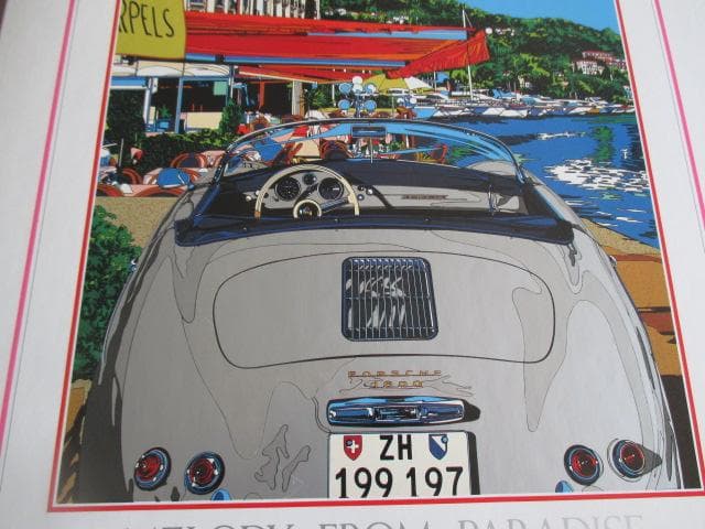 ビンテージパズル◎鈴木英人◎楽園の調べ1000P◎EIZINSUZUKIポルシェ