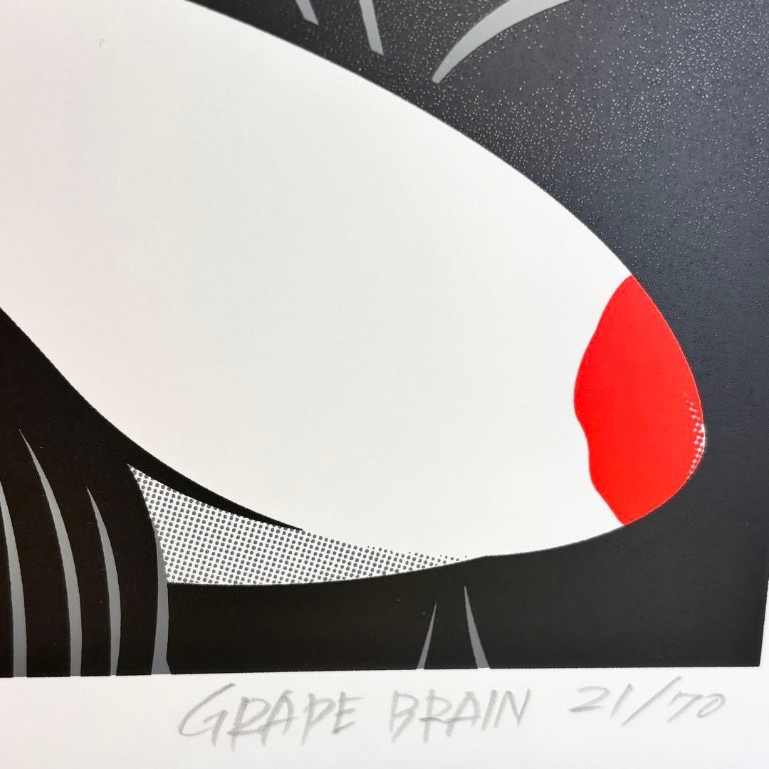 GRAPE BRAIN 戦慄！にぎるちゃん 直筆サイン入り/専用額付き