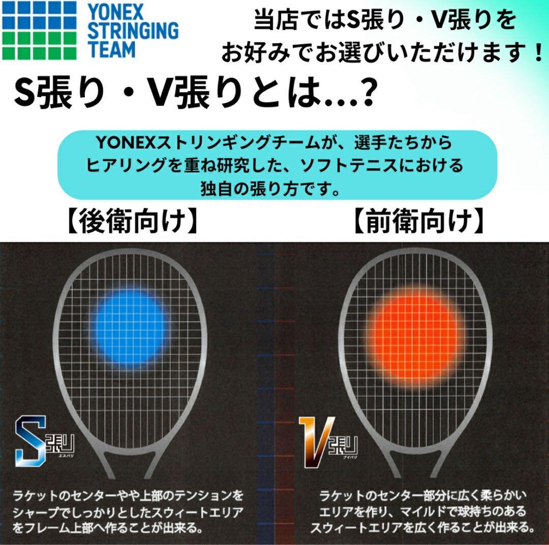YONEXソフトテニスラケットGEOBREAK80S(国内正規品)ガット張りあり