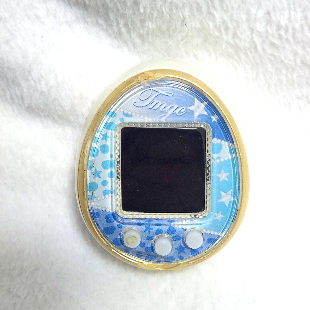【希少】 たまごっち 4U ホワイト ブルーレオパード カバー付き 動作品