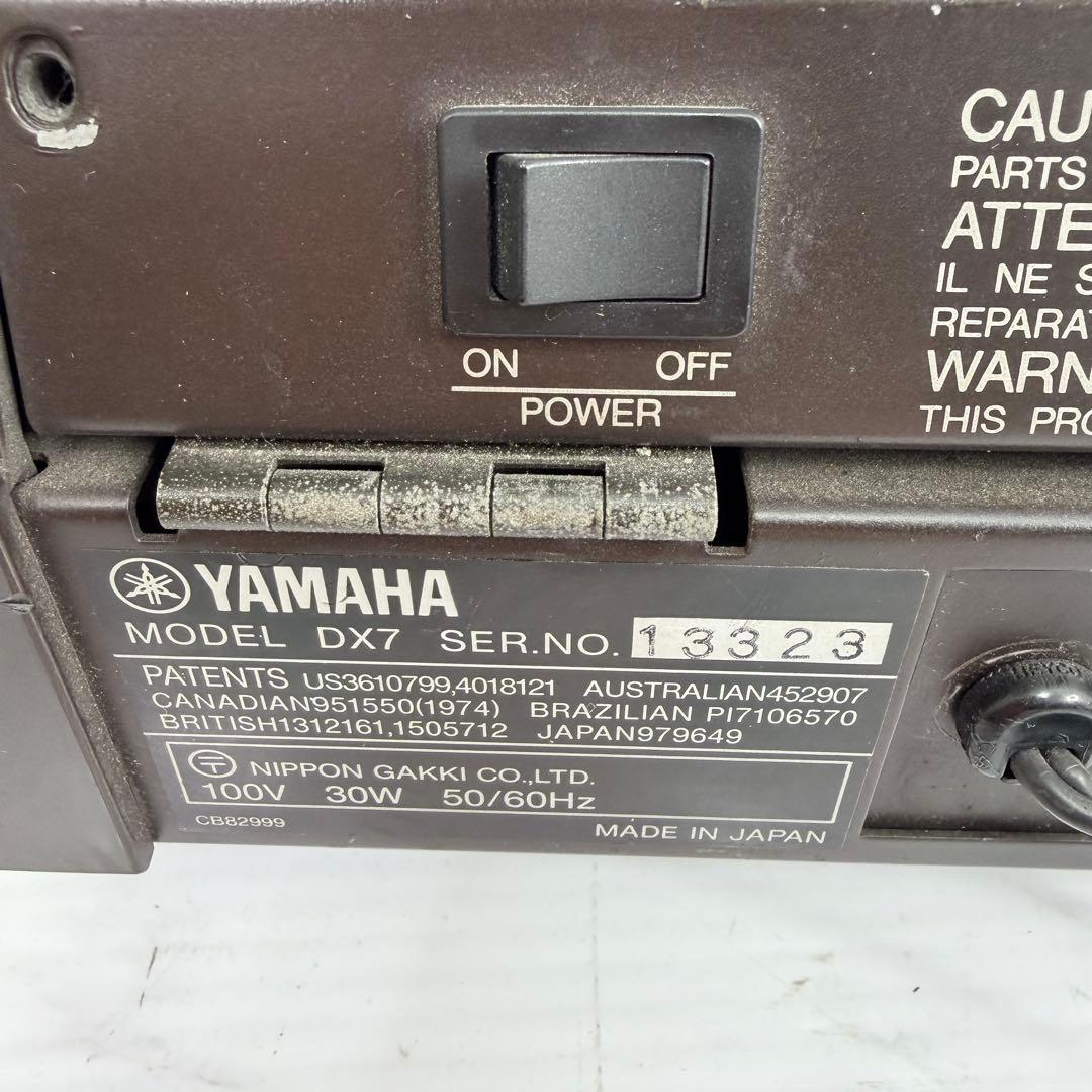 YAMAHA　DX7　シンセサイザー　純正ケース　動作品