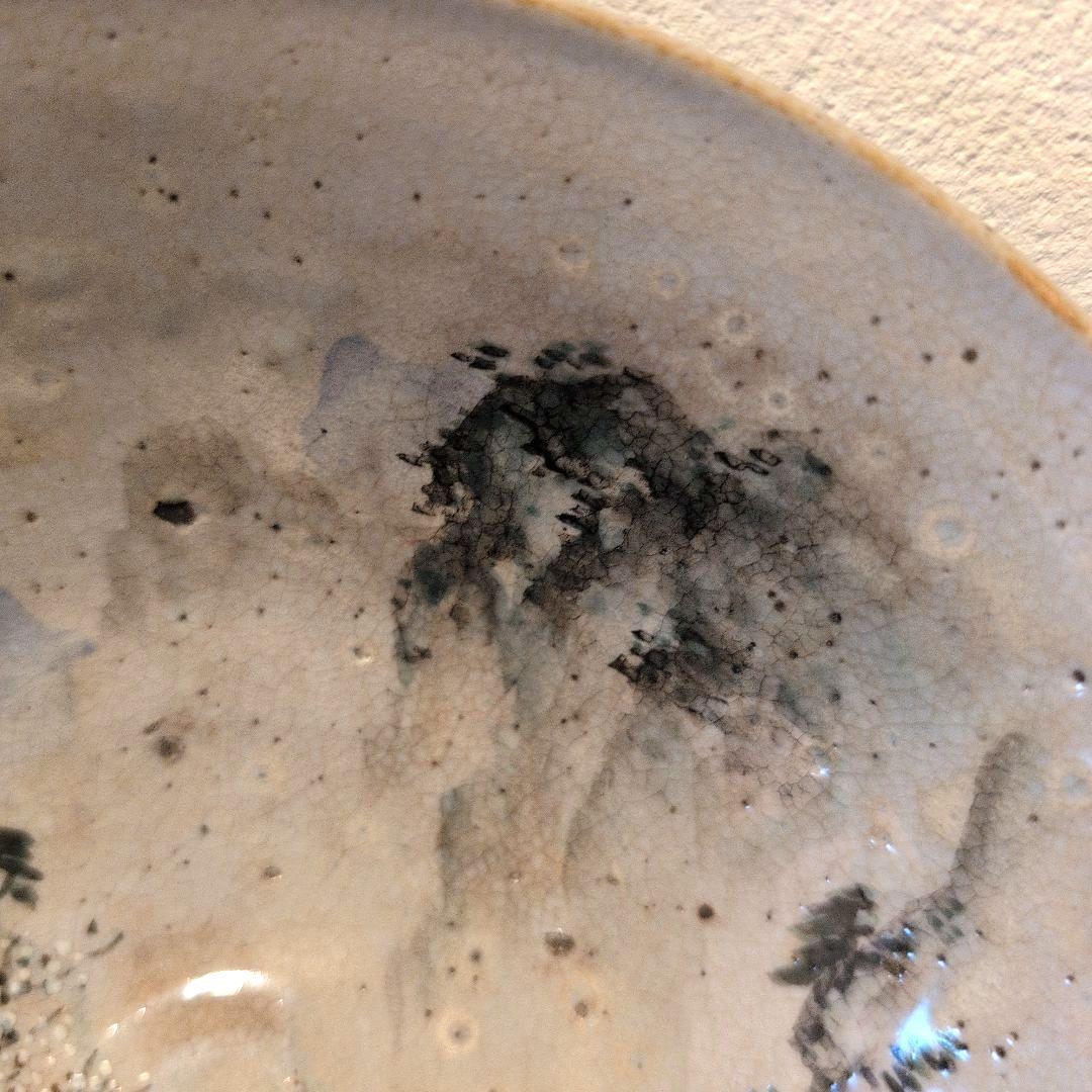 古犬山焼 鉢と皿 あるいは 蓋物と金環古材　平棗　堀内宗完　箱書き