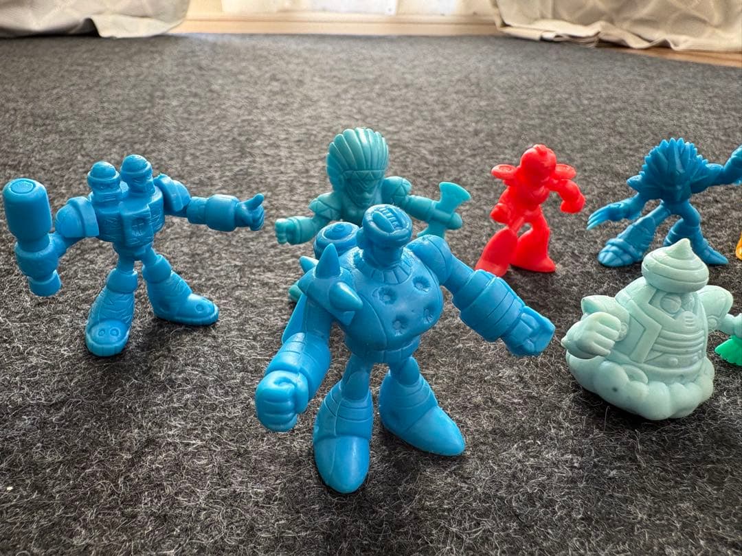 【希少】ロックマン　ゴム　フィギュア　レトロ　レア　まとめ売り