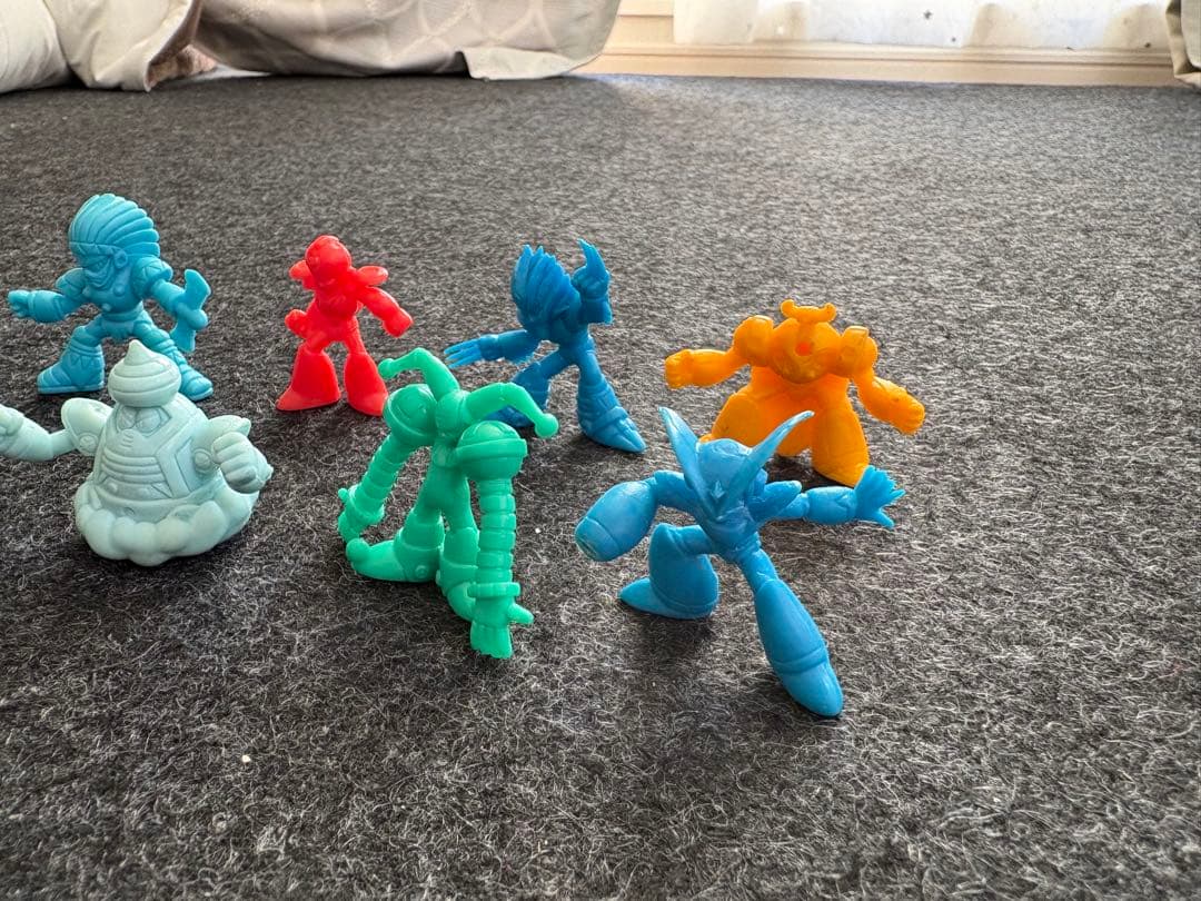 【希少】ロックマン　ゴム　フィギュア　レトロ　レア　まとめ売り